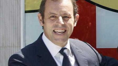 El presidente del FC Barcelona, Sandro Rosell