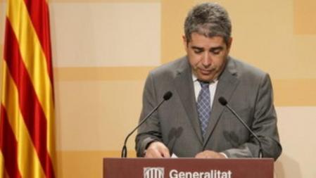 El portavoz del Govern, Francesc Homs.