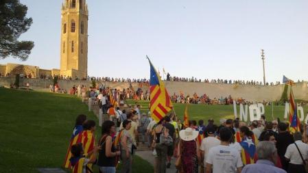 La manifestación de la Marcha por la Independencia ha terminado en la Seu Vella