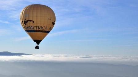Volando en globo sobre el Bages