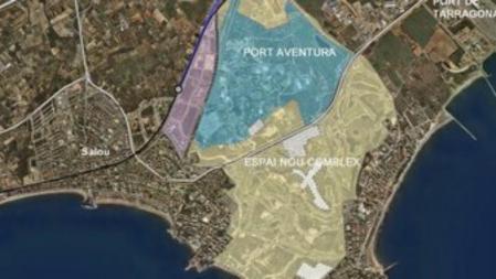 Área donde se ubicará el proyecto Barcelona World, en Tarragona, que sustituirá a Eurovegas