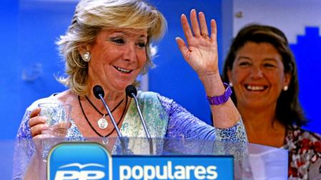 La expresidenta de la Comunidad de Madrid, Esperanza Aguirre, en una foto de archivo