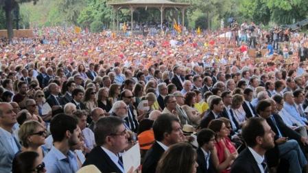 Diada del Onze de Setembre. Acto institucional de la diada en la Ciutadella