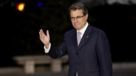 El presidente de la Generalitat de Catalunya, Artur Mas, a su llegada hoy a la V Conferencia de Presidentes.