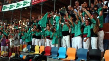 Los Castellers de Vilafranca se proclamaron vencedores del XXIV Concurs de Castells de Tarragona.