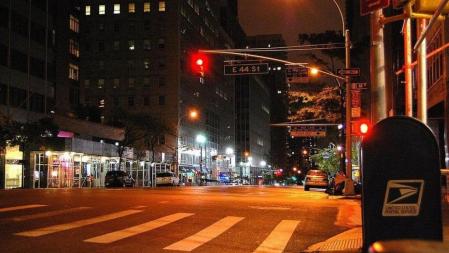 La 2ª avenida sin tráfico...