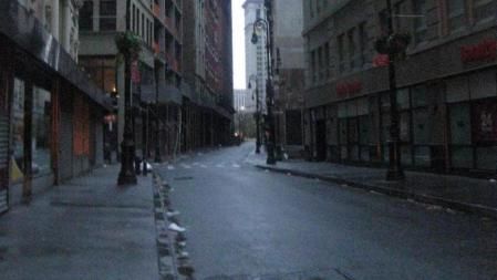 Carrer fantasma al Barri de Brooklyn