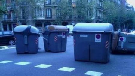 Carrer Corsega (Barcelona) un 14N