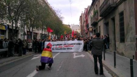 Manifestación en Sabadell