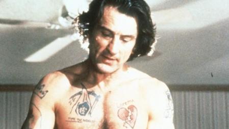 Plano de 'Cape Fear', 'El cabo del miedo' dirigida por Scorsese en 1991.Remake de un filme protagonizado por Robert Mitchum en 1962. El remake contaba con la actuación de Robert de Niro como Max Caddy, Nick Nolte como Sam Bowden y Jessica Lange como su mujer y una debutante Juliette Lewis como hija de ambos. Supuso el mayor éxito comercial de Scorsese hasta la fecha.