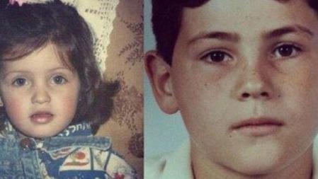 Sara Carbonero e Iker Casillas, de pequeños