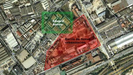 Nuevo barrio de la Marina del Prat Vermell, que se construirá al lado de la barriada Eduard Aunós, muy cerca de la Zona Franca