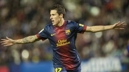 Tello celebrando su gol, el tercero del equipo