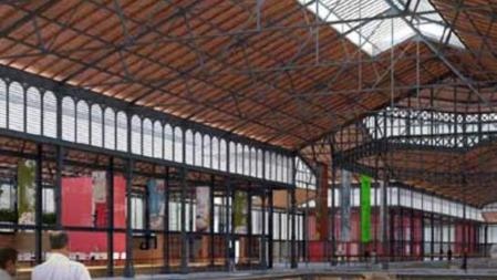 Interior del futur Born Centre Cultural de Ciutat Vella