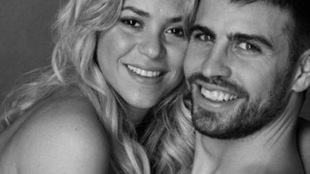 Shakira y Piqué sonrientes