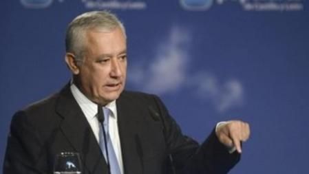 El vicesecretario general de Política Autonómica y Local del PP, Javier Arenas.