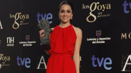 Macarena García fue una de las que deslumbró en la alfombra roja con un vestido de Dior