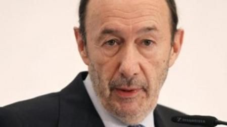 El secretario general del PSOE, Alfredo Pérez Rubalcaba.