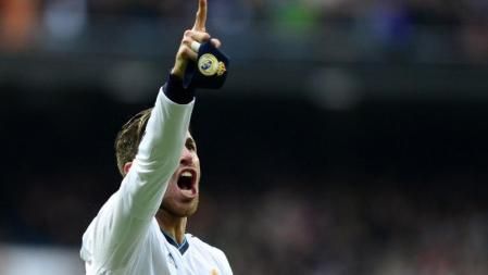 Ramos celebra su gol