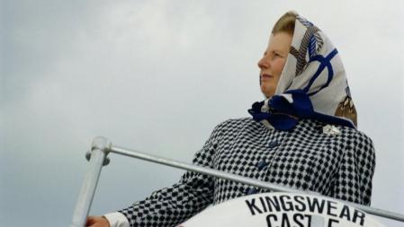 Margaret Thatcher, en 1987.