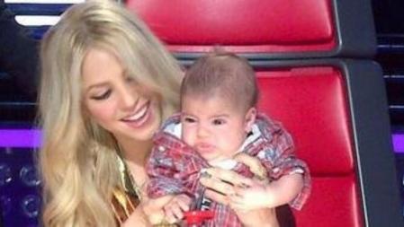 La cantante Shakira ha llevado a su hijo, Milan, a 'participar' de jurado en el show 'The Voice'