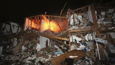 La explosión de la fábrica de fertilizantes de West, Texas, ha destrozado un complejo de apartamentos cercanos al lugar de la deflagración