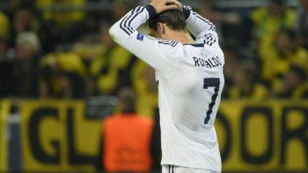 Cristiano se lamenta al final del partido