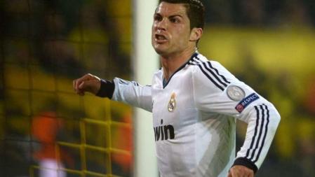 Ronaldo celebra su gol ante el Dortmund