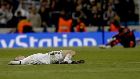 El croata del Real Madrid, Luka Modric, al finalizar el partido frente al Borussia Dortmund