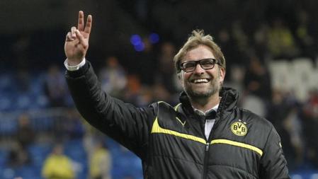 El entrenador del Borussia Dortmund Jurgen Klopp, al término del Real Madrid-Borussia Dortmund