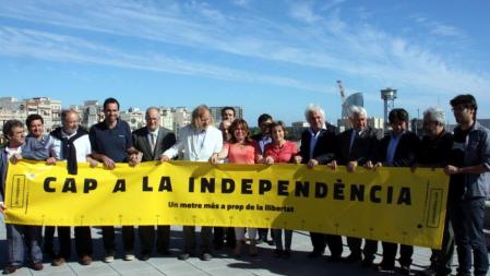 L'ANC ha presentado el proyecto de cadena humana que unirá La Jonquera y Alcanar el próximo 11 de Setembre