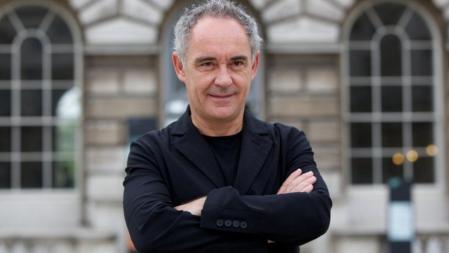 Ferran Adrià en la presentación en Londres de la exposición de El Bulli.