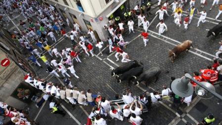 Imagen aérea de la curva de Mercaderes con Estafeta