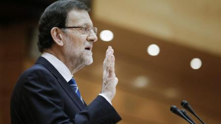 Rajoy compareció en el Congreso (trasladado al Senado por obras) por el caso Bárcenas