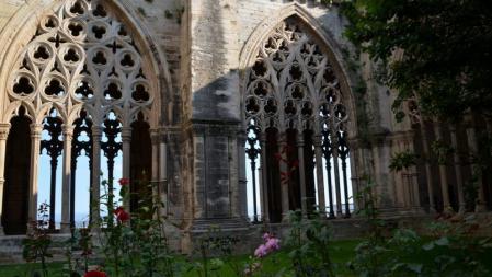 Jardín del claustro de la Seu Vella