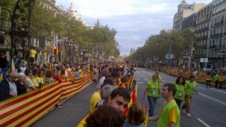 Tram 731: Triple filera a un Passeig de Gràcia ple