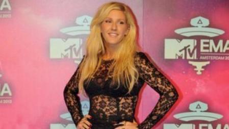 Ellie Goulding a su llegada a los MTV European Music Awards (EMA) 2013 en Amsterdam