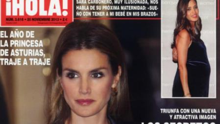 Portada de la revista '¡Hola!'