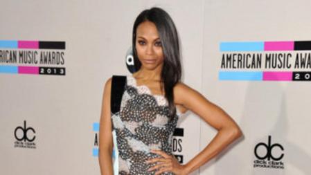 Zoe Saldana en los American Music Awards