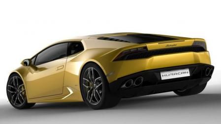 Parte trasera del Lamborghini Huracan