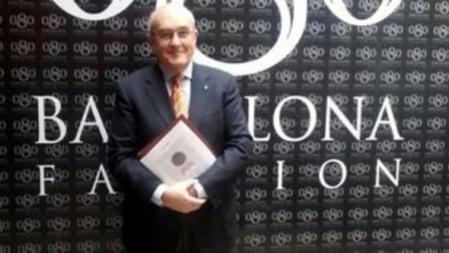 Miquel Rodríguez durante la presentación de la nueva edición de la 080 Barcelona Fashion que se ha celebrado este miércoles en la Fábrica Moritz de Barcelona