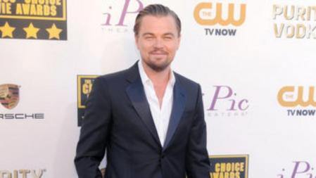 Leonardo DiCaprio en los Critics' Choice Movie Awards
