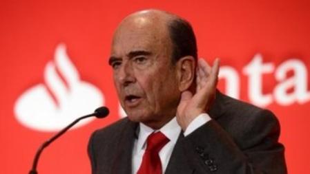 El presidente del Banco Santander, Emilio Botín.