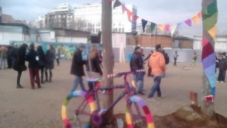 Intervención de Urban Knitting Barcelona en el encuentro Ús Barcelona