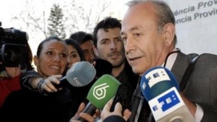 El juez José Castro en la Ciudad de la Justicia de Valencia.