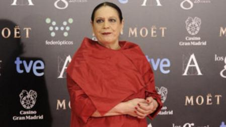 Terele Pavez sobre la alfombra roja de los Goya 2014