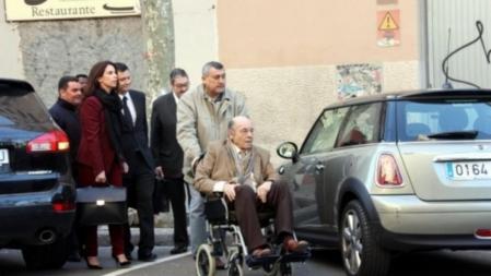 Fèlix Millet llega a la Audiencia de Barcelona para declarar como acusado en el juicio del caso del hotel del Palau de la Música