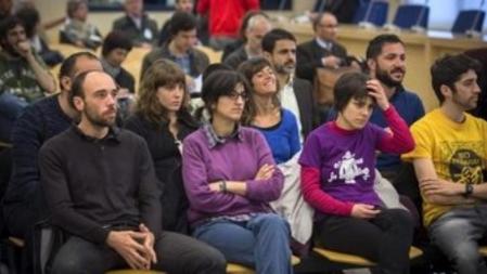 La Audiencia Nacional juzgó a los imputados del asedio al Parlament