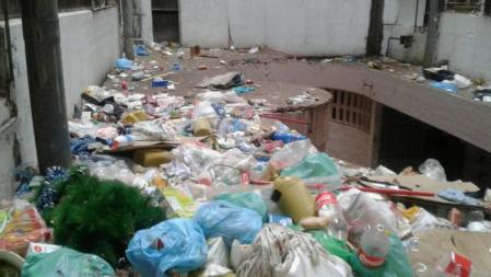 Patio interior del edificio Venus de La Mina