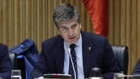 El director general de la Policía, Ignacio Cosidó, en la comparecencia en la Comisión de Interior del Congreso para explicar los incidentes ocurridos tras las Marchas de la Dignidad del 22 de marzo